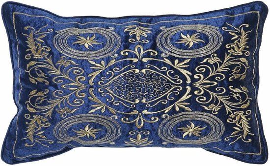 DKD Home Decor Kussen - Goud - Polyester - 50 x 10 x 30 cm