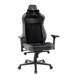 Noua Kui K7 Gamingstoel voor kantoor, computer, draaibare stoel met wielen, 2D-armleuningen, rugleuning en hoogte verstelbaar, lenden- en hoofdsteun, belastbaarheid van 150 kg, grijs