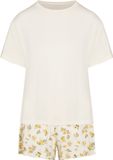 Hunkemöller Pyjama Set Daisy Wit