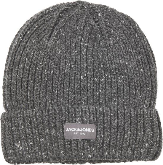 Jack & Jones Heren Muts JACCLIFF Beanie Grey Melange