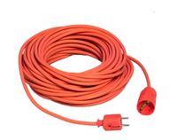 UNITEC 46452 Schuko-verlenging H05VV-F 3G1,5 mm²,25 m, oranje