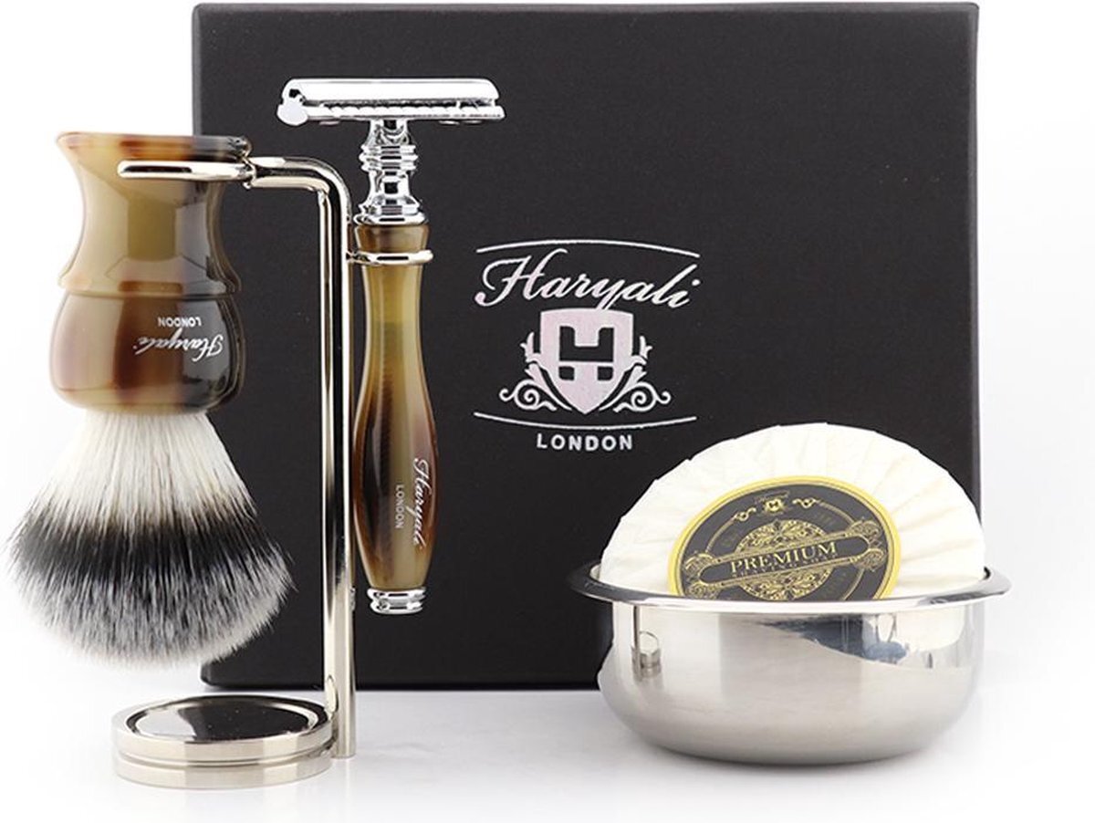 Haryali London Een complete scheerset. Cadeau voor Hem (Men Shaving Gift Set)