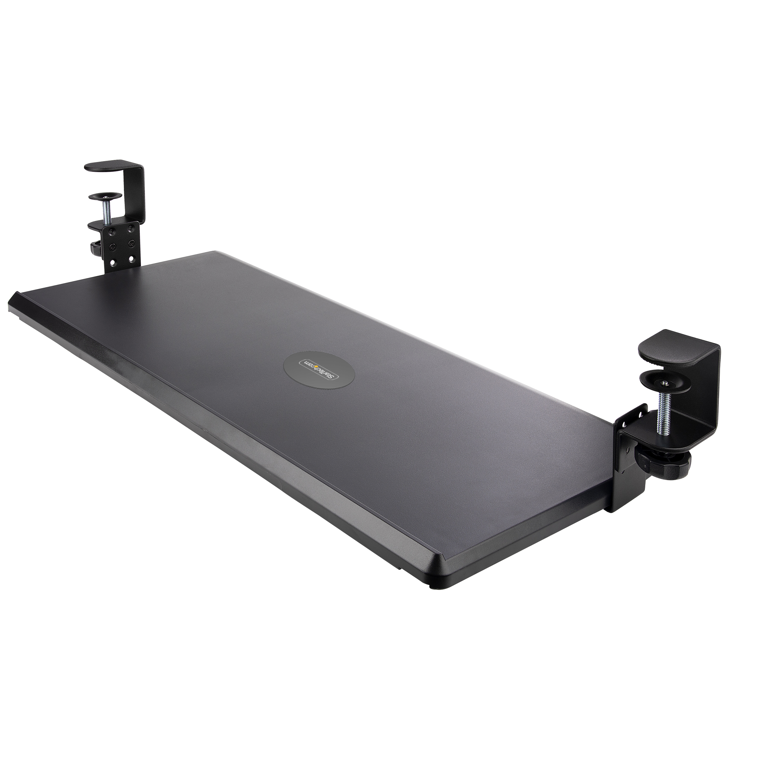 StarTech.com Uitschuifbare Toetsenbordlade voor onder Bureaublad, Ergonomische Keyboard Tray met Bureauklem, Tot 12kg, Uittrekbare Plank voor Toetsenbord/Muis, In Hoogte Verstelbaar (10/12/14cm)