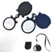 2x Loupe, grossissement 10x, pliable, avec housse de protection, noir