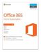Microsoft Office 365 Home - 5 Licenties - Frans - 1 Jaar