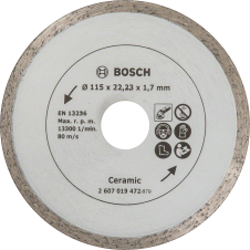 Bosch 2607019472 - Haakse slijper-accessoires - 115 mm - 1 stuk