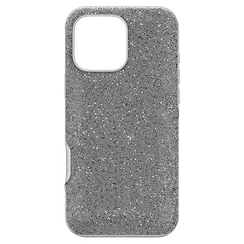 Swarovski High smartphonehoesje, iPhone® 16 Pro Max, Zilverkleurig