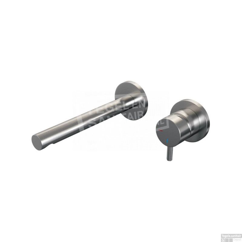 Brauer Inbouw Wastafelmengkraan ColdStart Eenhendel S5-65 Geborsteld Nikkel