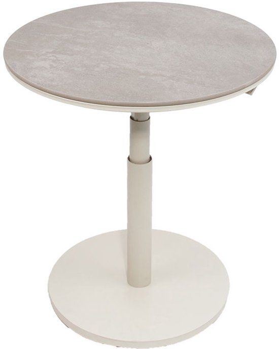 Oosterik Home Padroni bijzettafel sunny creme keramiek dia. 59 cm