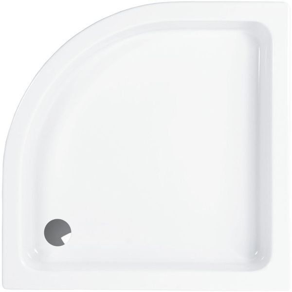 Wisa Cadiz S Douchebak Kwartrond 90x90x8cm - Wit