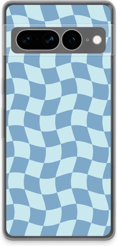 Case Company® - Google Pixel 7 Pro Case - Grid Blue - Soft Cover