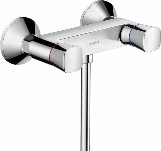 Hansgrohe Logis Tweegreeps Douchemengkraan - Chroom - 15 cm hartafstand