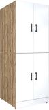 Roomart DORA-I Wasmachine Ombouwkast 70x186 cm - Wit Eiken