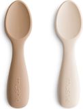 Mushie Starter Set Baby Lepels (set van 2) Natural