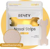 Resty Sandy Tan Neusstrips - Extra Sterk & Huidvriendelijk - Voor Snurken, Sport & Slaap - M/L - 48 Stuks