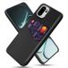 OnePlus KSQ Coque pour OnePlus Ace 6 avec Porte-Cartes - Noire