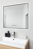 Eurom Sani 400 Mirror Infraroodpaneel met spiegel - 80x70cm - LED verlichting - WiFi - 400 watt - mat zwart