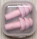 Heble® 2 Paar oud Roze oordoppen - 4 stuks Zachte siliconen - Universeel en ideaal voor reizen en slaap
