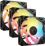 Corsair RS120-R ARGB Computer behuizing Ventilator 12 cm Zwart 3 stuk(s)