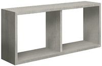Homemania Morgana Wandrek, voor woonkamer, slaapkamer, kantoor, MDF, eiken, grijs, 70 x 30 x 15,5 cm