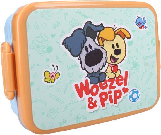 Vadobag Woezel & Pip - Blauw en Oranje - Lunchbox