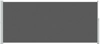 vidaXL Paravent latéral rétractable rectangulaire anthracite 220 x 500 cm