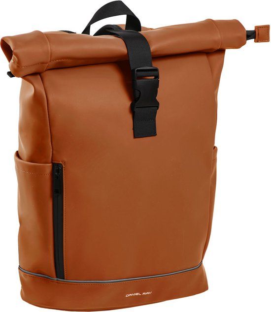 Daniel Ray Highlands Rolltop Laptop Rugzak Waterproof - 15,6 inch - Roest Oranje
