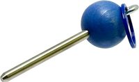 Boulemaus Jeu de Boules Traceur de terrain pastelblauw V2A roestvrij staal