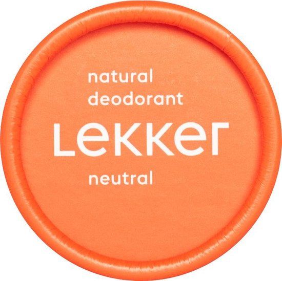 The Lekker Company Deodorant - Neutraal - 30ml - Vegan & Natural