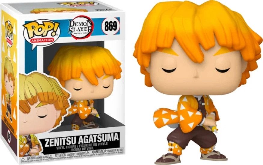Funko Demon Slayer Kimetsu no Yaiba Pop Vinyl: Zenitsu Agatsuma