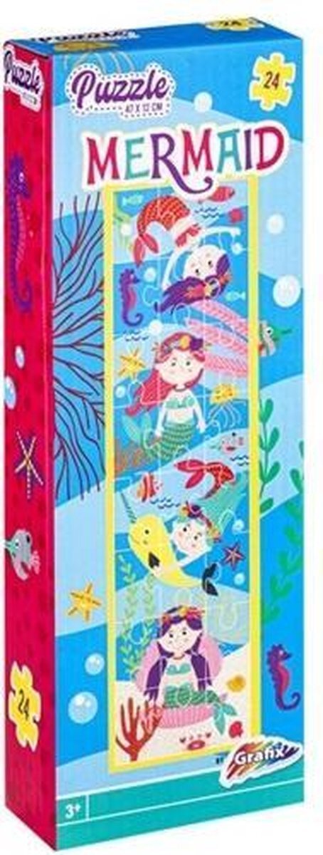 Jinscom Mermaid toren puzzel 24 stukjes