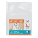 Elba Fard'or insteekmap L-model A4 PVC 150μ glashelder kunststof kleurloos pak 10