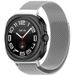 By Qubix Qubix - Compatible Samsung bandje - Milanese band - Zilver - Geschikt voor Samsung Galaxy Watch Ultra / Ultra 2 - 47mm