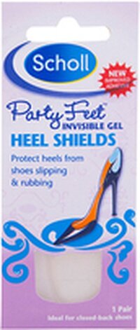 Party Feet Invisible Gel Heel Shields (1 Pair)