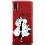 ERT GROUP mobiel telefoonhoesje voor Samsung A01 origineel en officieel erkend Disney patroon Cruella and Puppy 001