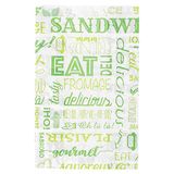 Hamburger Tassen "Parole" 34 Gsm 12+7X18 Cm Groen Vetvrij Parch. - 6000 Eenheden