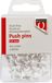 Quantore Push pins 40 stuks wit