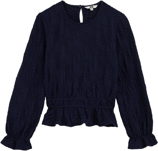 WE Fashion Meisjes blouse met structuur