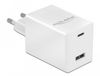 Delock 41448 Universele Mobiele Apparatuur Oplader Wit AC Binnen 48W USB-C PD 3.0