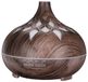SIXTOL Palm Aroma Difuzer 500 ml, ultrasone luchtbevochtiger, voor luchtbevochtiging en geur van thuis, slaapkamer, kantoor, aromatherapie, voor etherische oliën (grijs hout)