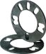 Universele AutoStyle Universele 4/5-gaats spoorverbreders 5mm (10mm/as) - set à 2 stuks P.C.D. 95-120mm