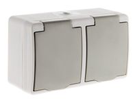 Zenitech - Huiselijke haspel 3x2P+T + 2xUSB - 7m - Zwart