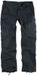 Brandit Rips Slim Fit Combi Trousers Heren Cargobroek - zwart - S