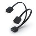 Akasa Addressable RGB LED Splitter Cable 1 - 2 splitter and extension cable 12cm