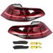 EOSNOW Vland Eosnow - Rlook Full Led Feux Arrière Dynamiques Lentille Rouge Foncé Fit Pour Mk7/7.5 R 2013-2020