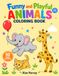 Funny and Playful Animals Coloring Book