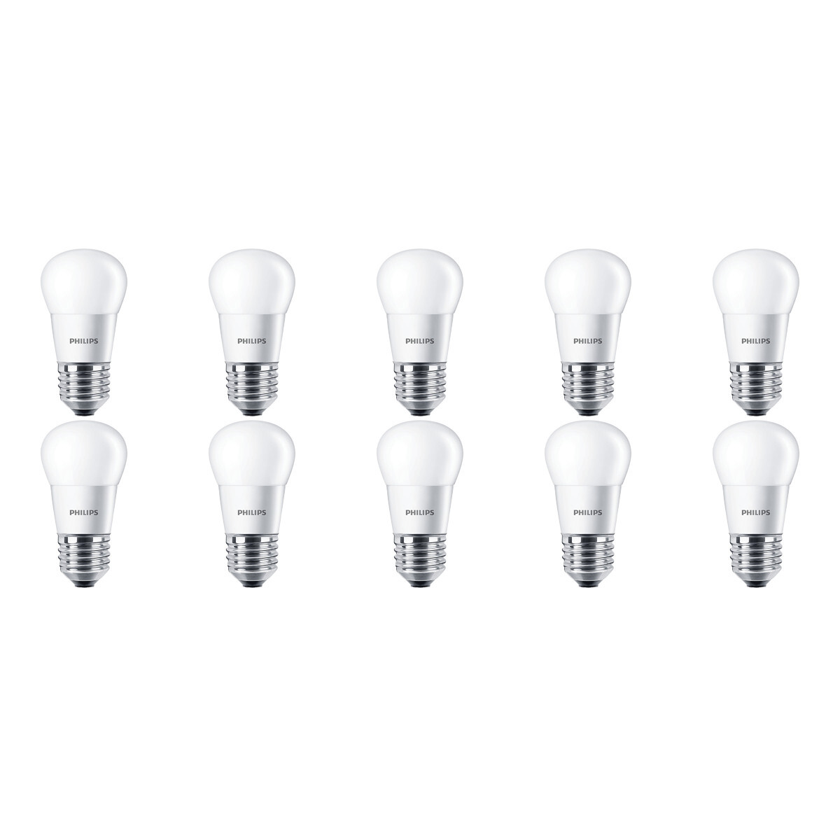 Philips - LED Lamp 10 Pack - CorePro Lustre 827 P45 FR - E27 Fitting - 5.5W - Warm Wit 2700K Vervangt 40W