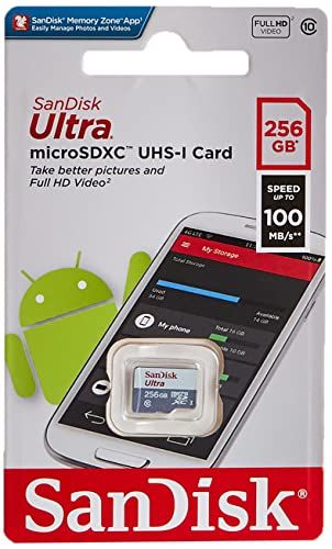 SANDISK - 256GB Ultra microSDXC - 100MB/s - Class 10 - UHS-I