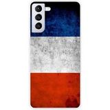 Samsung Galaxy S21 Franse vlag siliconen hoesje