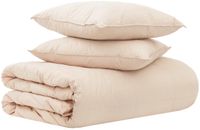 vidaXL - Deken - Set - 2 - st - 200 - x - 240 - cm - Alle - seizoenen - Kapokvezel - Beige